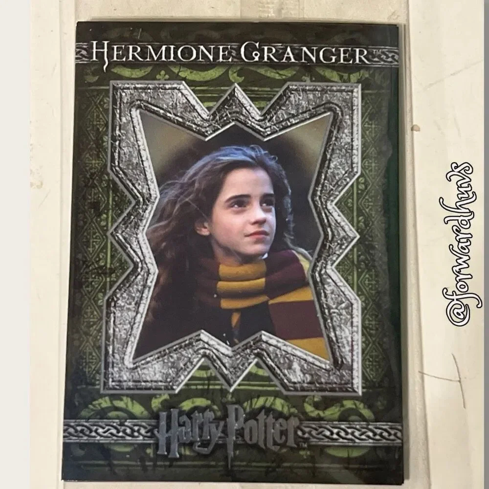 Harry Potter Chamber of Secrets Artbox Hermione Granger Sealed 4 Card Pack